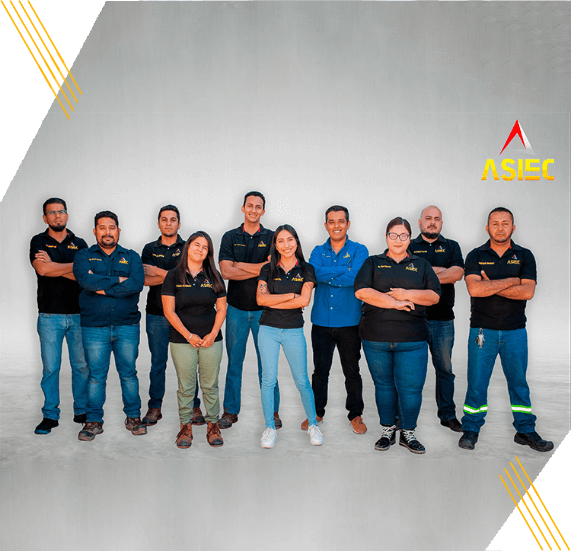 Equipo de trabajo de Asiec Seguridad Industrial