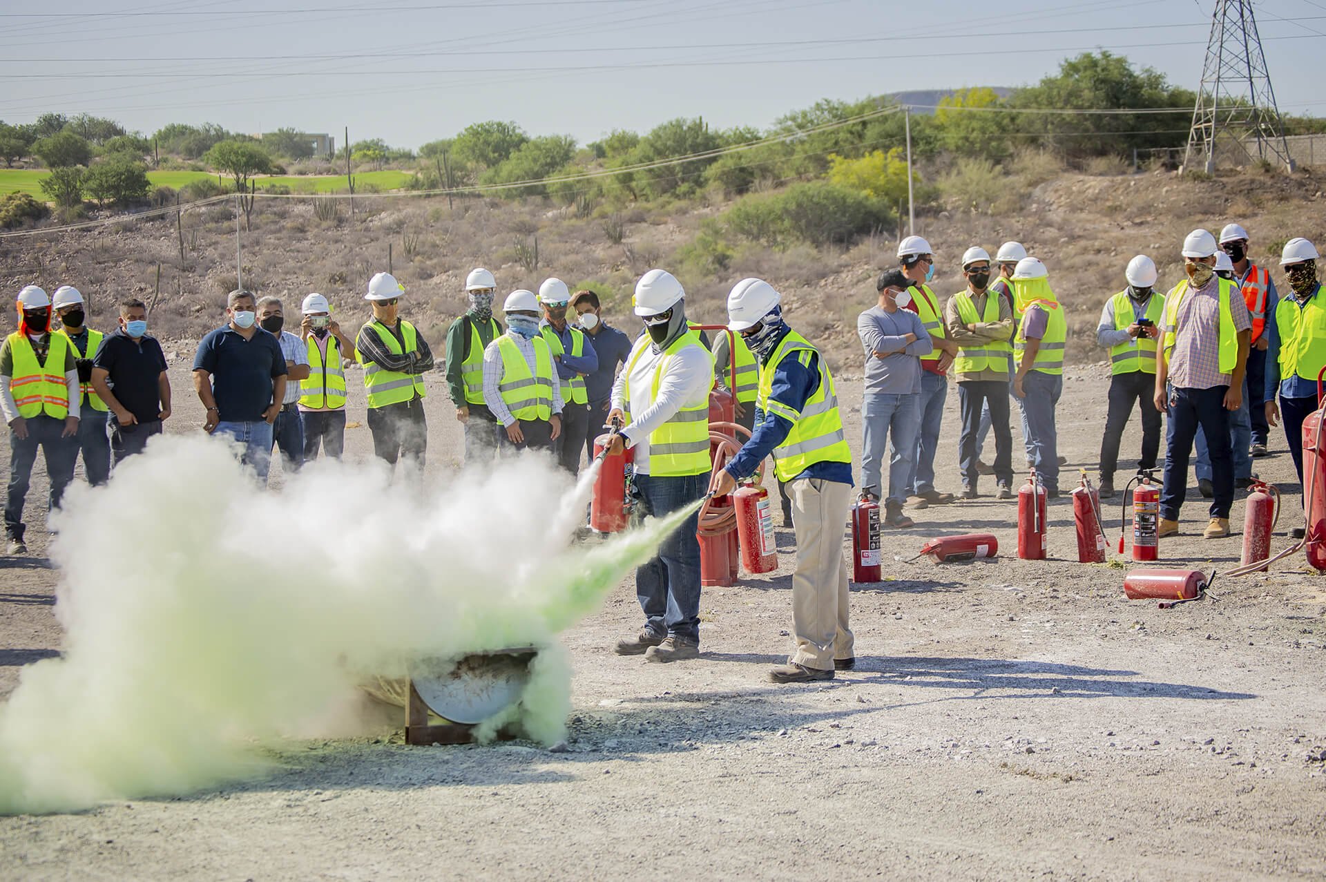 Extintores y control de incendios